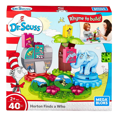 Mega Bloks Dr. Seuss Horton Finds a Who Building Set Square Imports