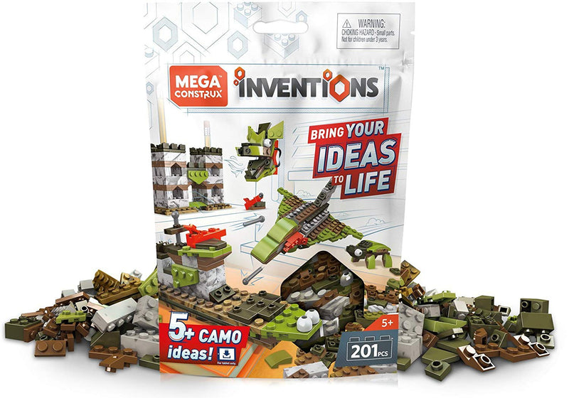 Mega Construx Inventions Camo Brick Building Set