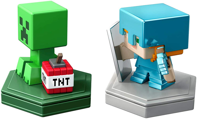 Minecraft Earth Boost Minis Defending Alex and Mining Creeper Figures