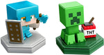 Minecraft Earth Boost Minis Defending Alex and Mining Creeper Figures