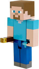 Minecraft Steve With Torch Figure