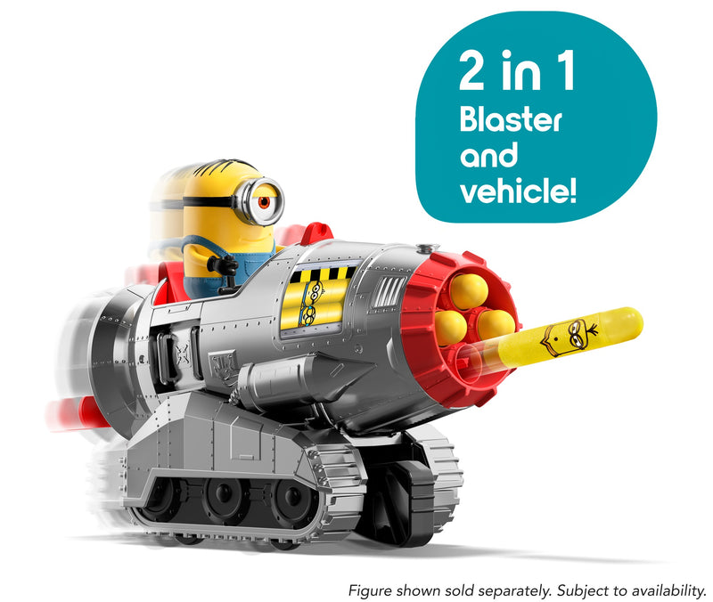 Minions The Rise of Gru Missile 2-in-1 Combat Tank and Missile Blaster