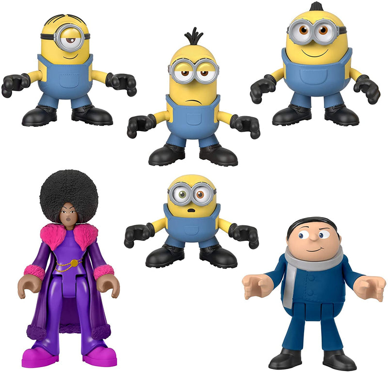 Imaginext Minions The Rise of Gru Figure Pack Set of 6