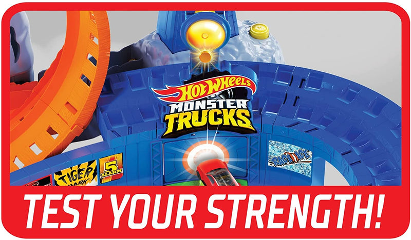 Hot Wheels Monster Trucks T-Rex Volcano Arena Playset