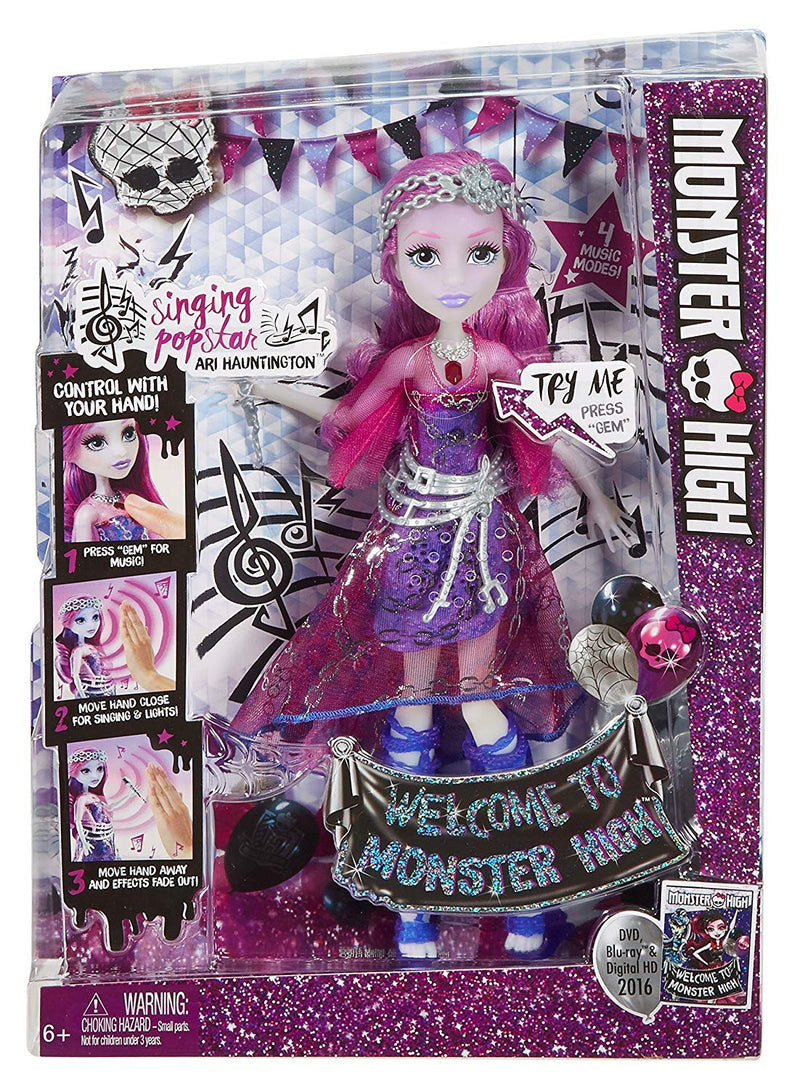 Monster High Dance the Fright Away Singing Popstar Ari Hauntington Doll