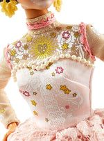 Barbie Signature Dia De Muertos 2020 Doll 12-in Brunette Embroidered Lace Dress and Flower Crown with Certificate of Authenticity