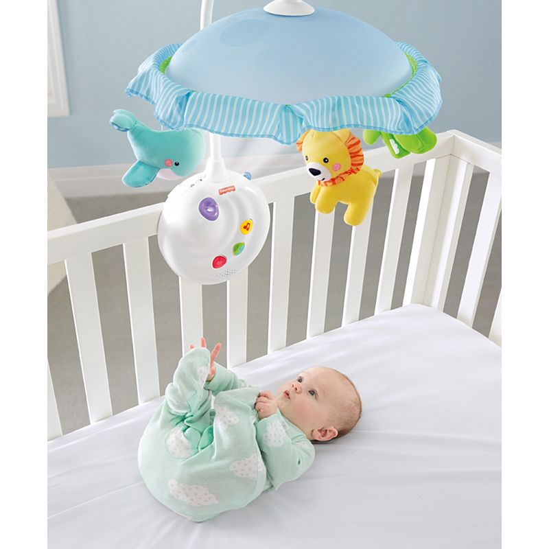 2-in-1 Projection Crib Mobile, Precious Planet