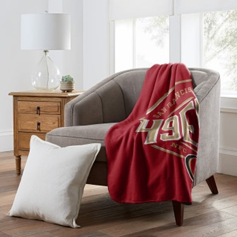 NFL San Francisco 49ers Fleece Throw Blanket