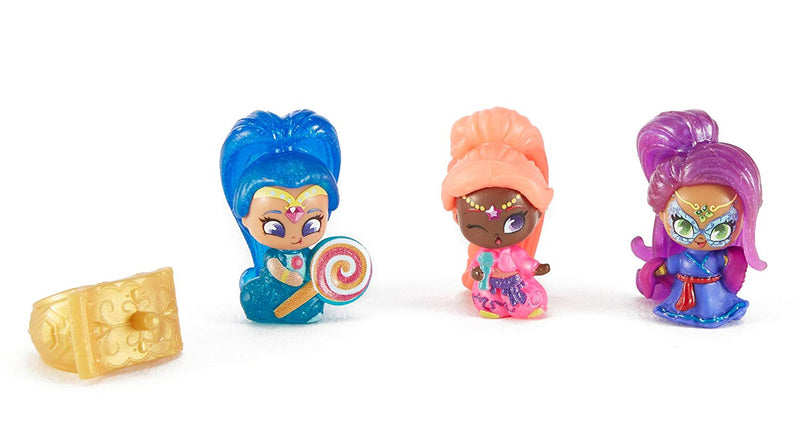 Shimmer & Shine, Teenie Genies, Magic Carpet Ring Playset Includes Adara, Shine, Izanna