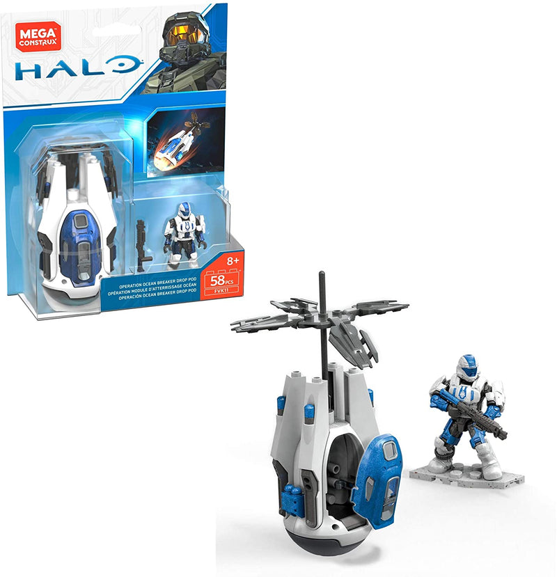 Mega Construx Halo Operation Ocean Breaker Drop Pod