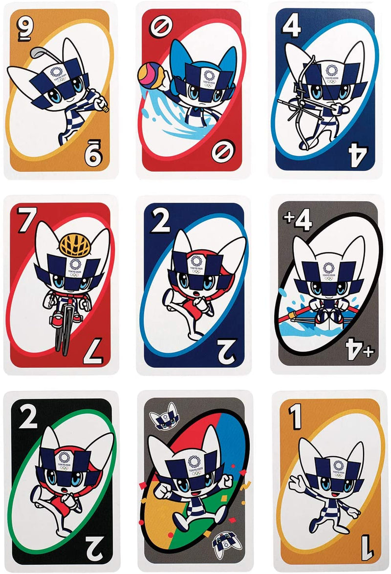 UNO Olympic Games Tokyo 2020 Card Game with 112 Cards