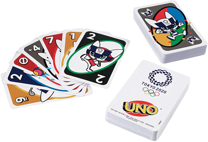 UNO Olympic Games Tokyo 2020 Card Game with 112 Cards