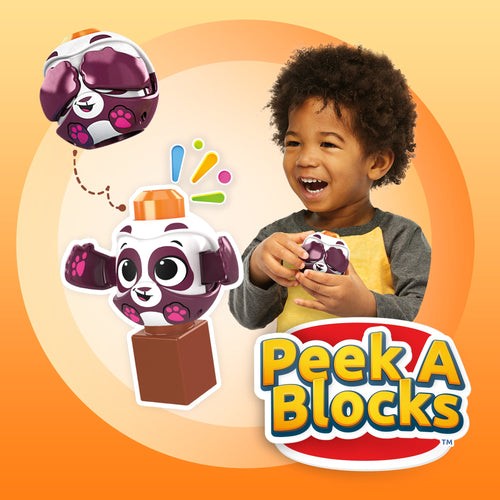 Mega Bloks Peek A Blocks Panda Slide