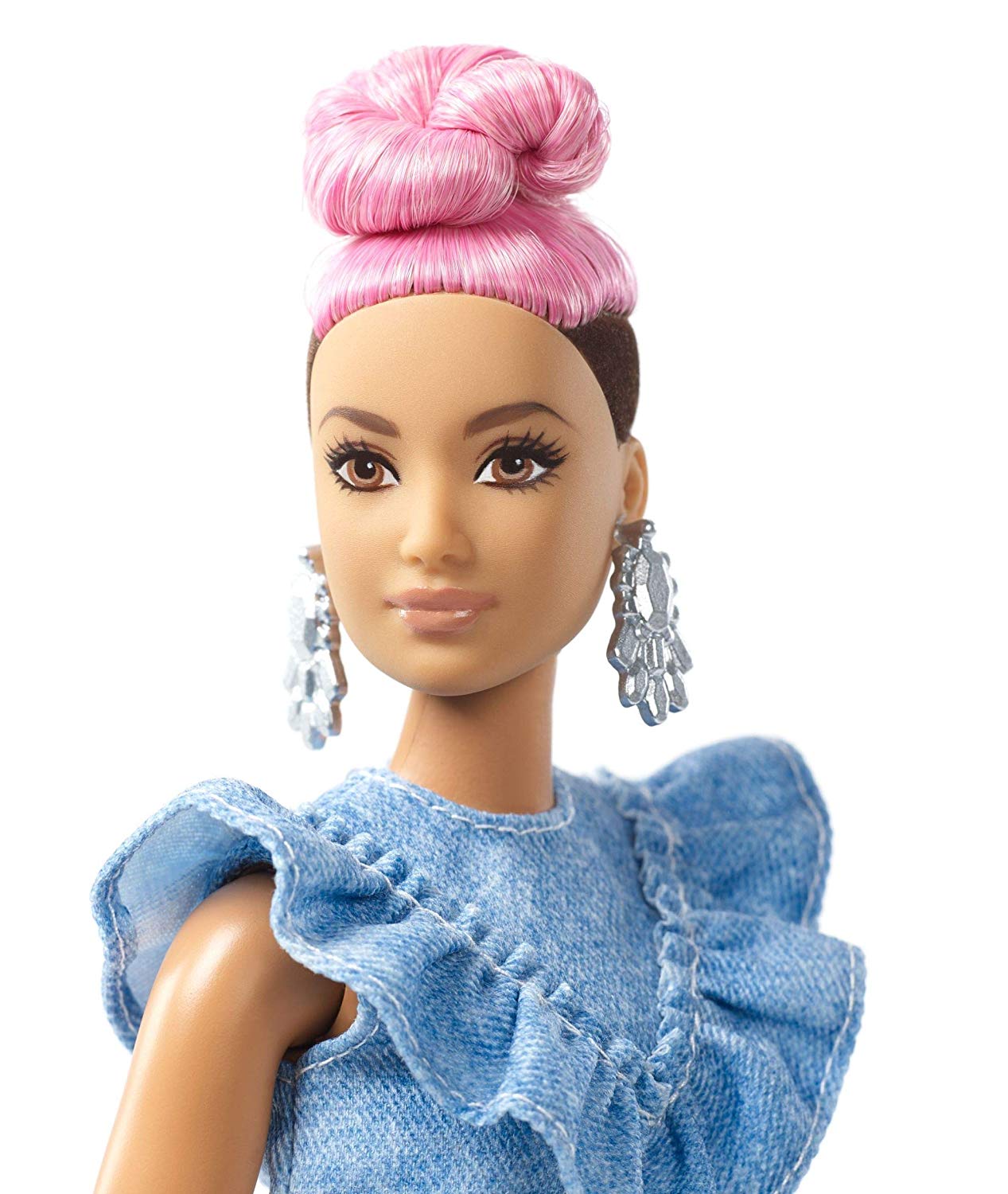 Barbie Fashionistas Blue Jean and Pink Hair Doll Square Imports