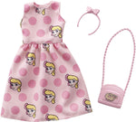 Barbie Toy Story Clothes: Pink Bo Peep Dress, Purse, Headband with Bow