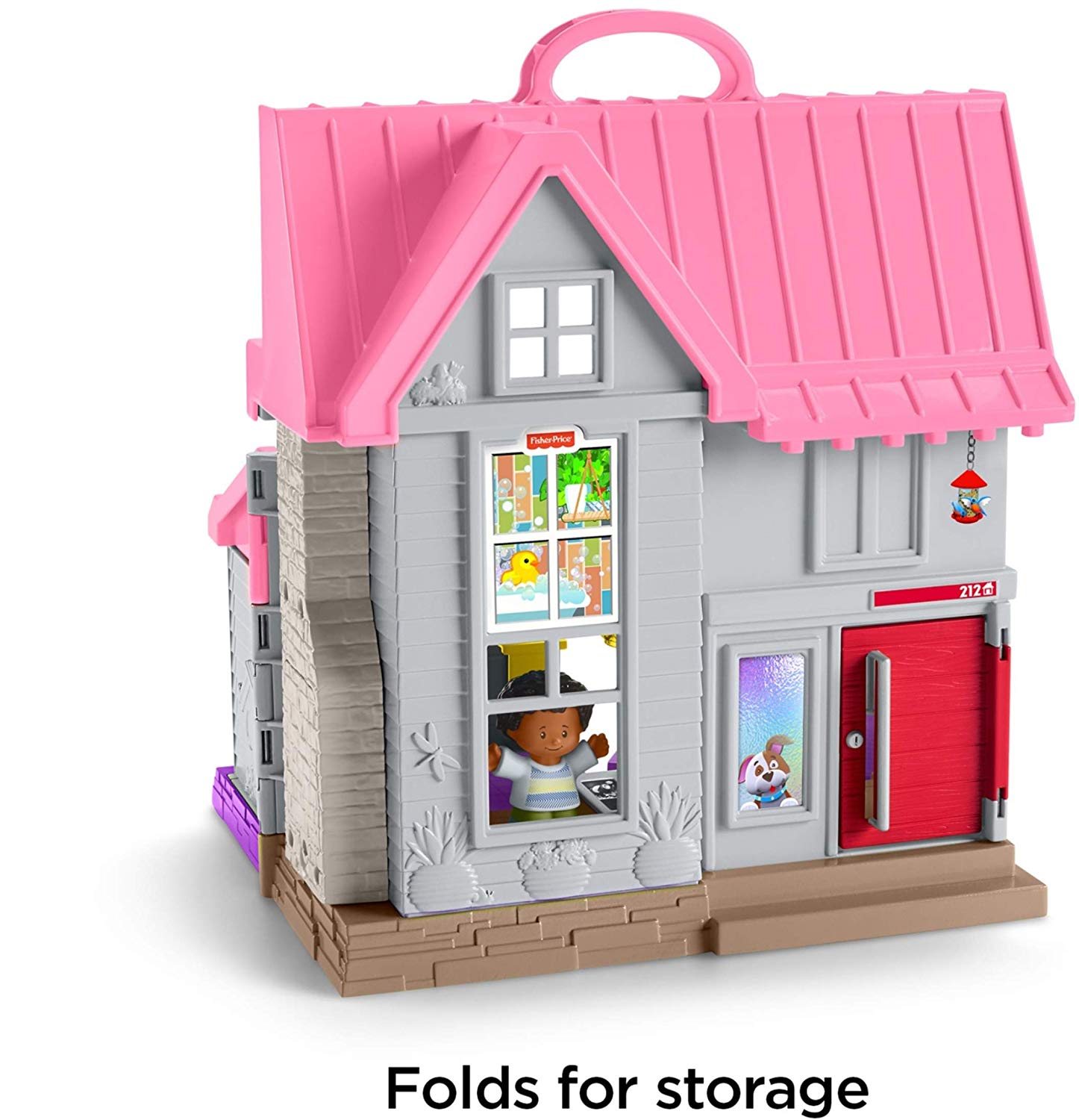 Little People Big Helpers Home Pink Square Imports