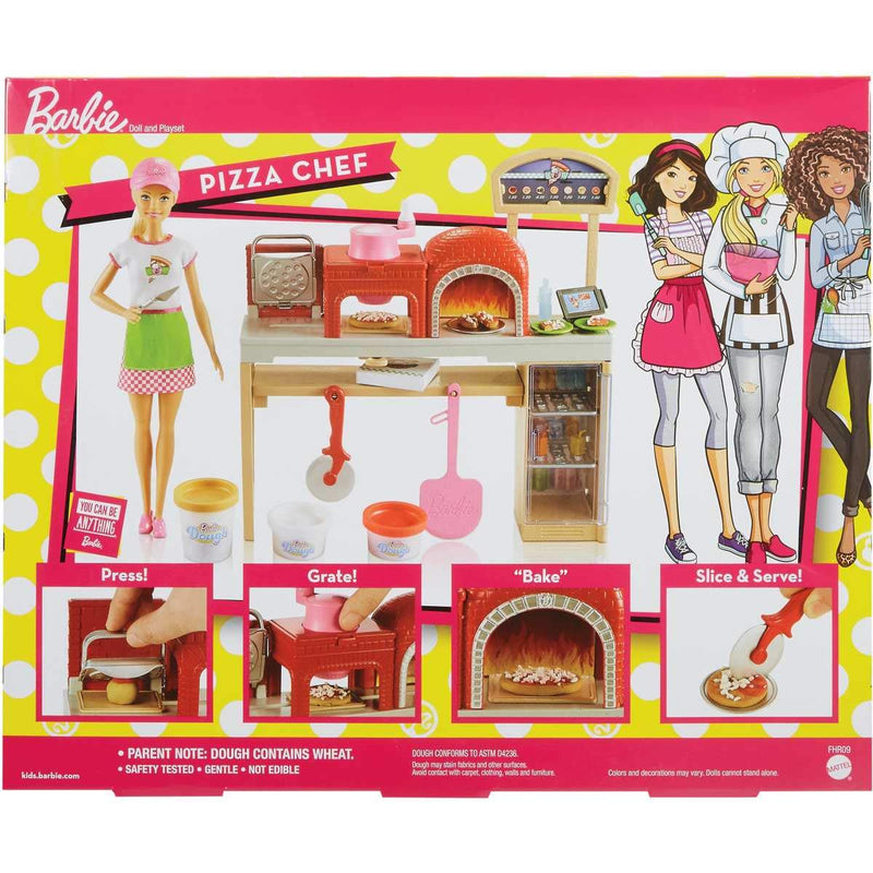 Barbie Pizza Chef Doll And Playset