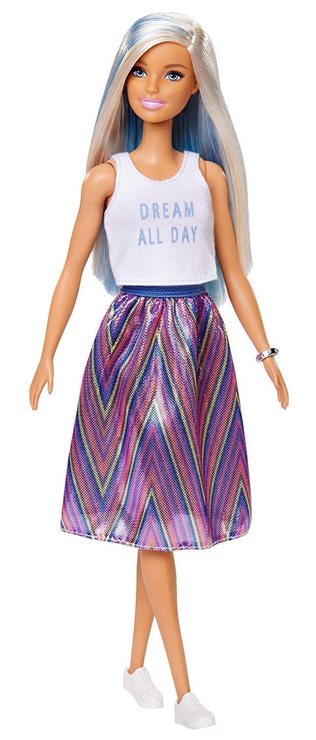 Barbie Fashionistas Doll with Long Blue and Platinum Blonde Hair