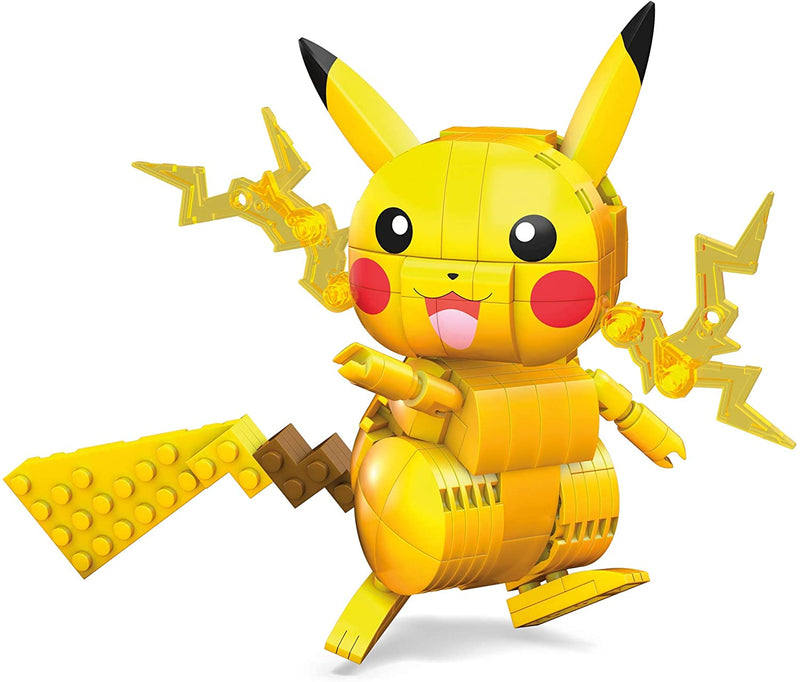 Mega Construx Pokemon Pikachu Figure Building Set with Battle Action