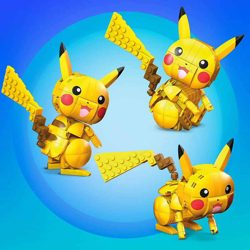 Mega Construx Pokemon Pikachu Figure Building Set with Battle Action