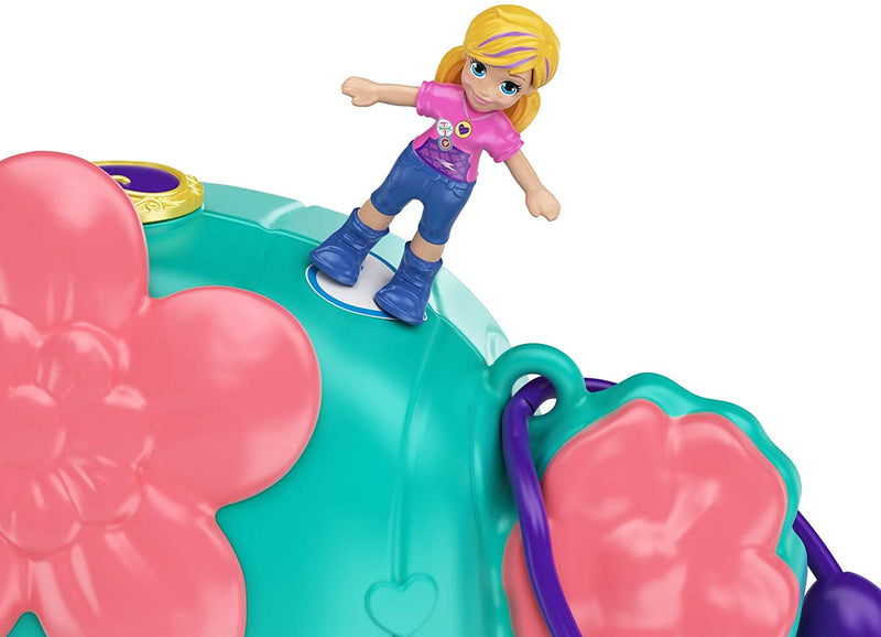 Polly Pocket World Cactus Cowgirl Ranch Compact with Fun Reveals