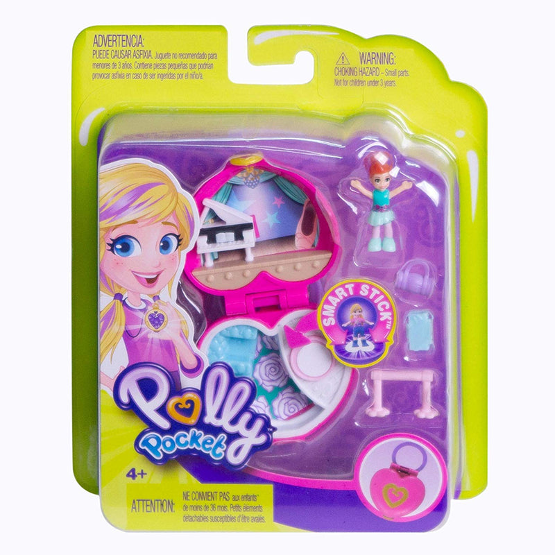Polly Pocket Tiny Pocket Places Ballet Compact! Lila Doll