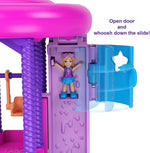 Polly Pocket Pollyville Super Slidin' Water Park with Micro Polly & Lila Dolls
