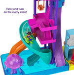 Polly Pocket Pollyville Super Slidin' Water Park with Micro Polly & Lila Dolls