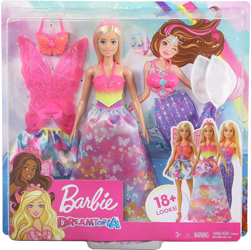 Barbie Dreamtopia Dress Up Blonde Doll Gift Set