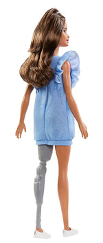 Barbie Fashionistas Doll Brunette Hair with Prosthetic Leg