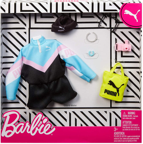 Barbie Doll Clothes: Puma Fashion Pack With Outfit And 6 Accessories
