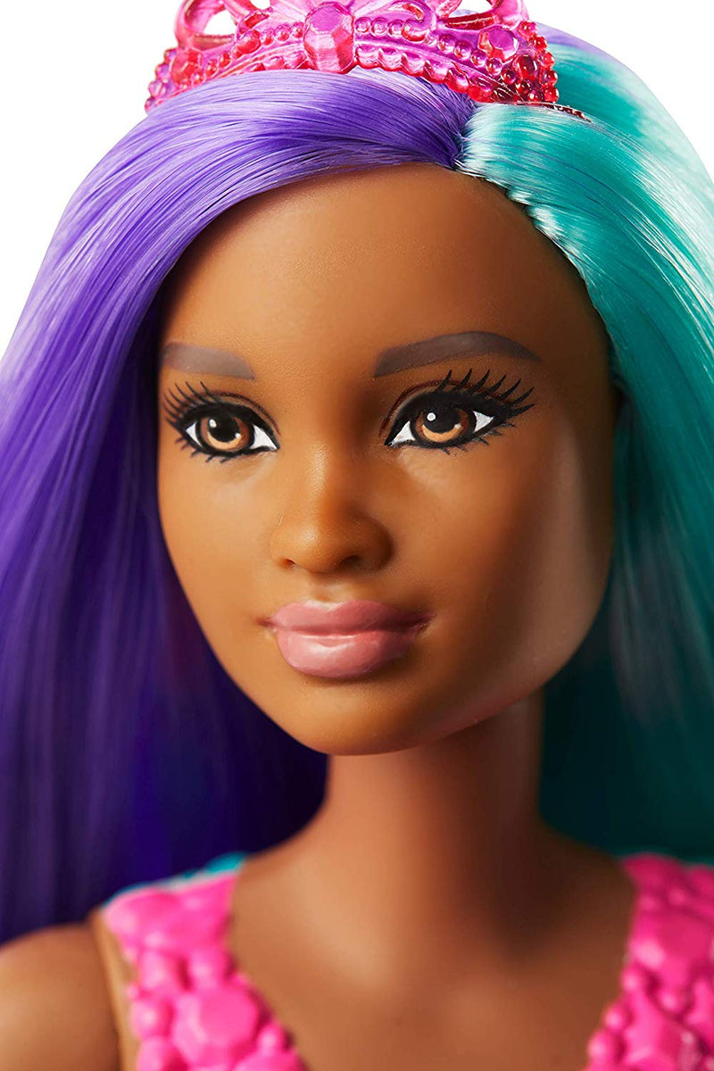 Barbie Dreamtopia Mermaid Doll, 12-inch, Teal and Purple Hair