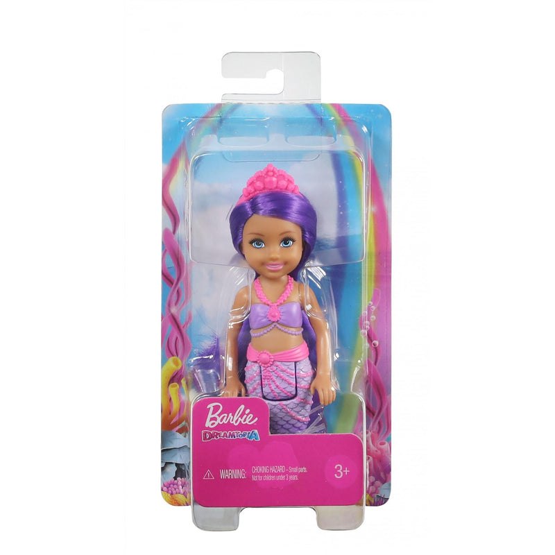 Barbie Dreamtopia Chelsea Mermaid Doll 6.5-Inch With Purple Hair And Tail