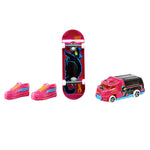 HW Rapid Response Hot Wheels Skate Fingerboard, Shoes and Diecast Vehicle