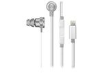 Razer Hammerhead Earbuds for iOS: DAC Custom Tuned Dual Driver Technology In Line Mic & Volume Control, Mercury White