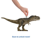 Jurassic World Dominion Dinosaur T Rex Toy, Thrash ‘N Devour Tyrannosaurus Rex Action Figure