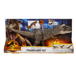 Jurassic World Dominion Dinosaur T Rex Toy, Thrash ‘N Devour Tyrannosaurus Rex Action Figure
