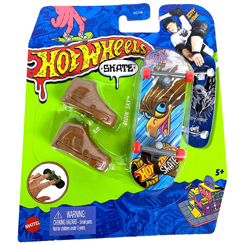 Ridin' Sky Hot Wheels Skate Fingerboard and Shoes