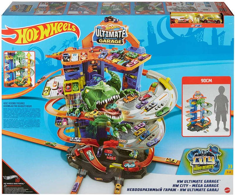 Hot Wheels City Robo T Rex Ultimate Garage