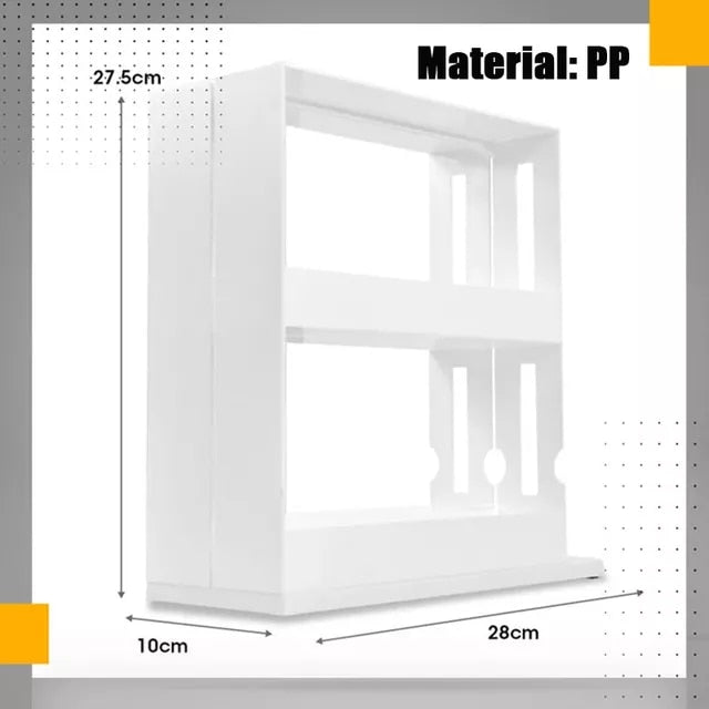 Rotating Kitchen Spice Organizer Rack – Square Imports
