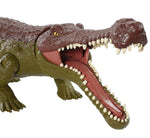 Jurassic World Massive Biters Larger-Sized Dinosaur Action Figure, Sarcosuchus
