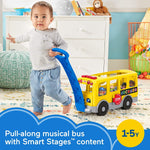 Little People Big Yellow School Bus Musical Pull Toy