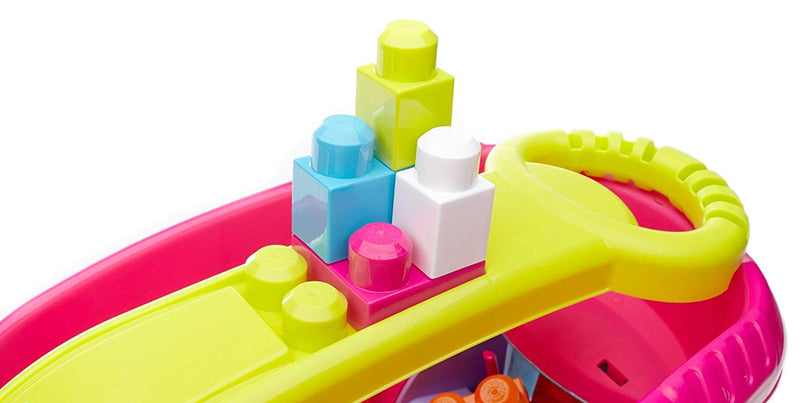 Mega Bloks Block Scooping Wagon Building Set Pink