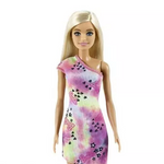 Mattel Blonde Barbie with Tie Dye Dress