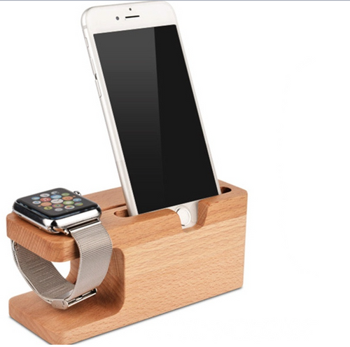 Bamboo Charging Stand