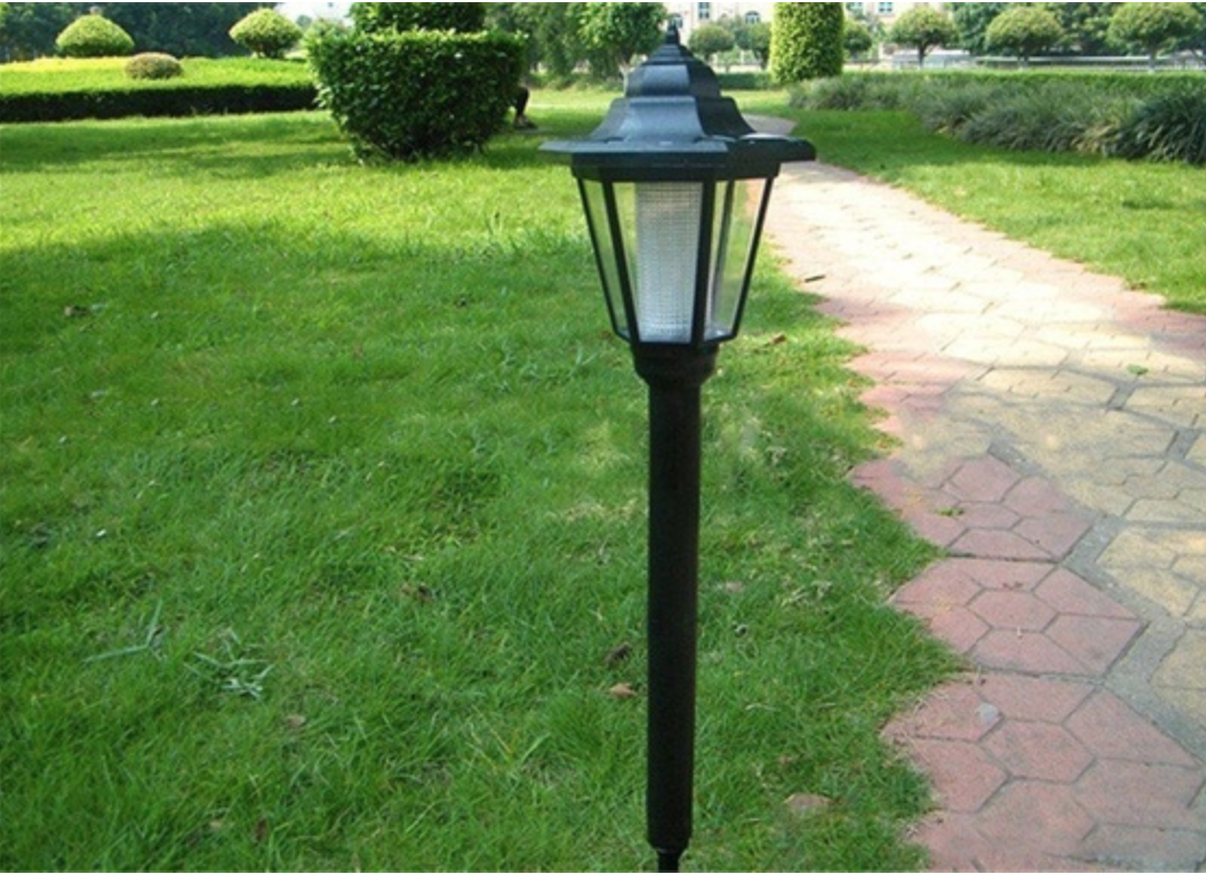 Outdoor Solar Power LED Path Way Wall Landscape Mount Garden – Square ...