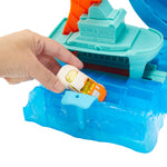 Hot Wheels City Color Changing Robot Shark Play Set