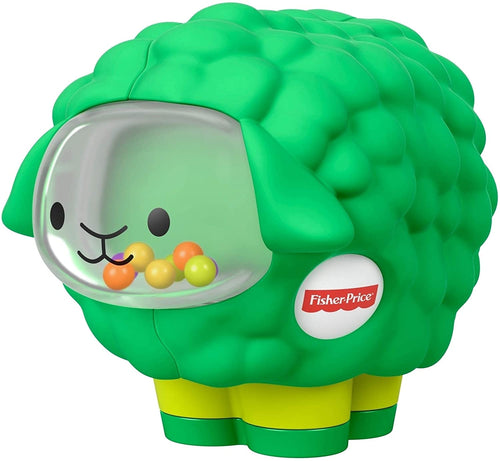 Fisher-Price Broccoli Squeaker Sheep Mini Toy Ages 6m