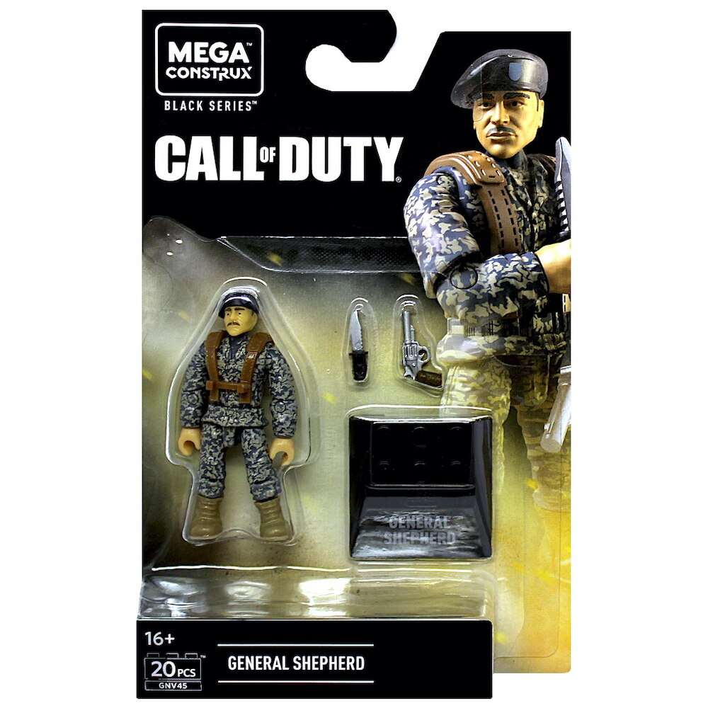 Mega Construx Call of Duty Black Series General Shepherd Building Set ...