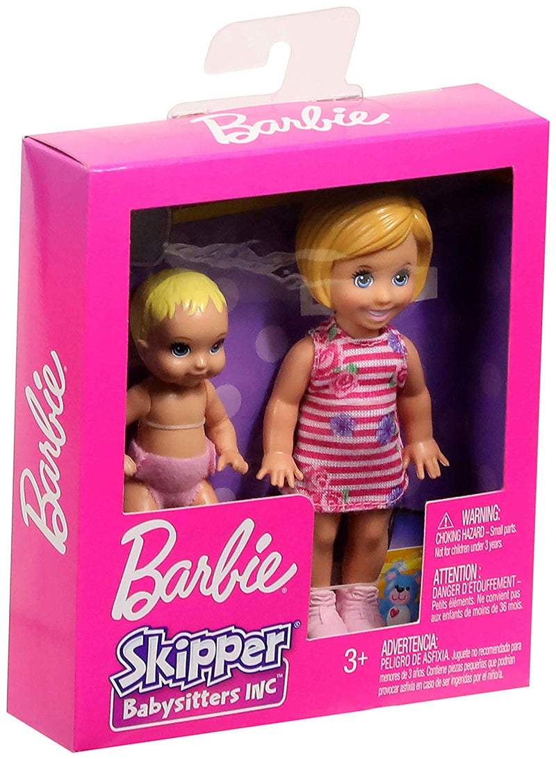 Barbie Skipper Babysitters Inc. Dolls, Siblings Doll Toddler and Blonde Baby